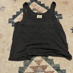 Gray, American Eagle tank top crop top